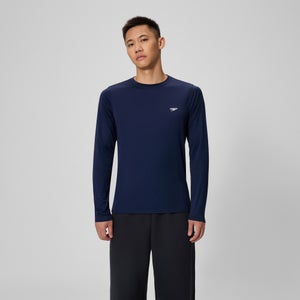 Basic Long Sleeve Swim T-shirt Navy