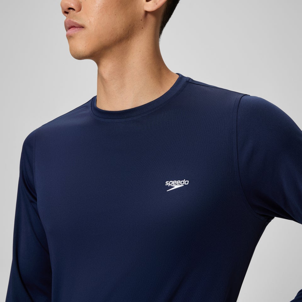 Basic Long Sleeve Swim T-shirt Navy