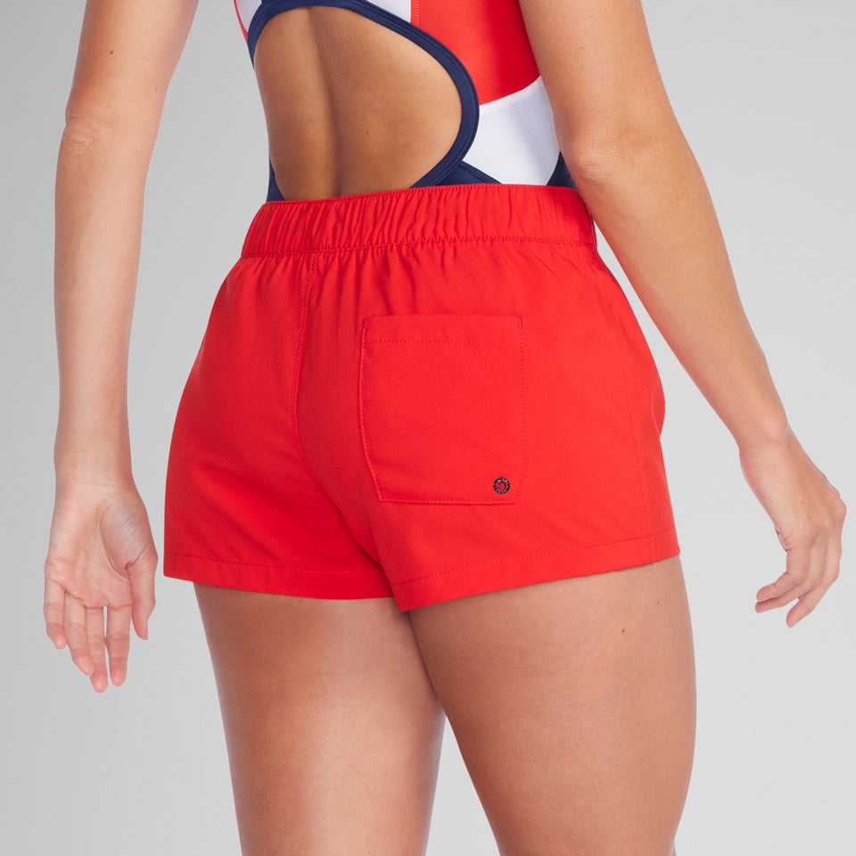 Women's Solid Training Volley Red