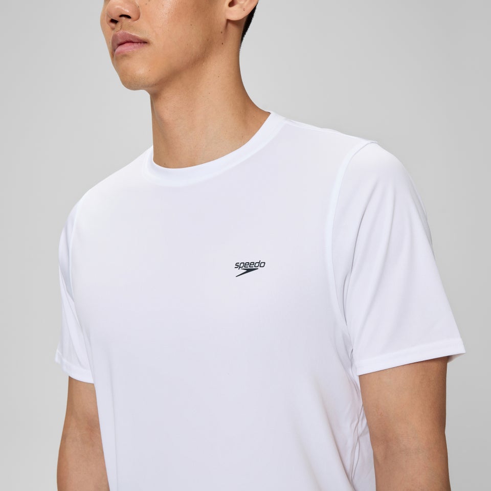 Basic Short Sleeve Swim T-shirt White