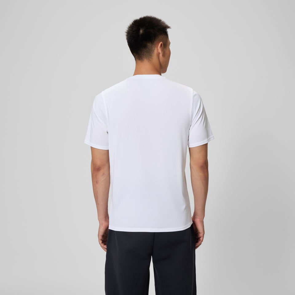 Basic Short Sleeve Swim T-shirt White