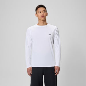 Basic Long Sleeve Swim T-shirt White