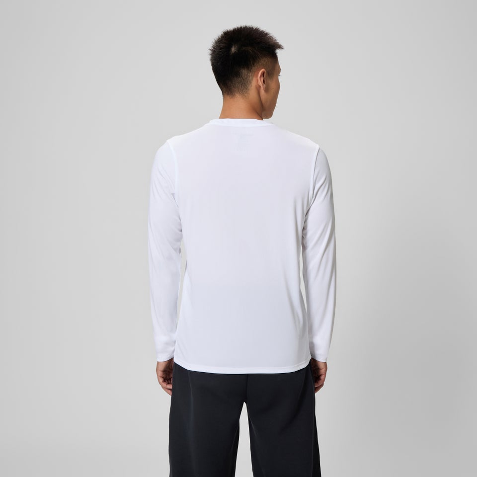 Basic Long Sleeve Swim T-shirt White