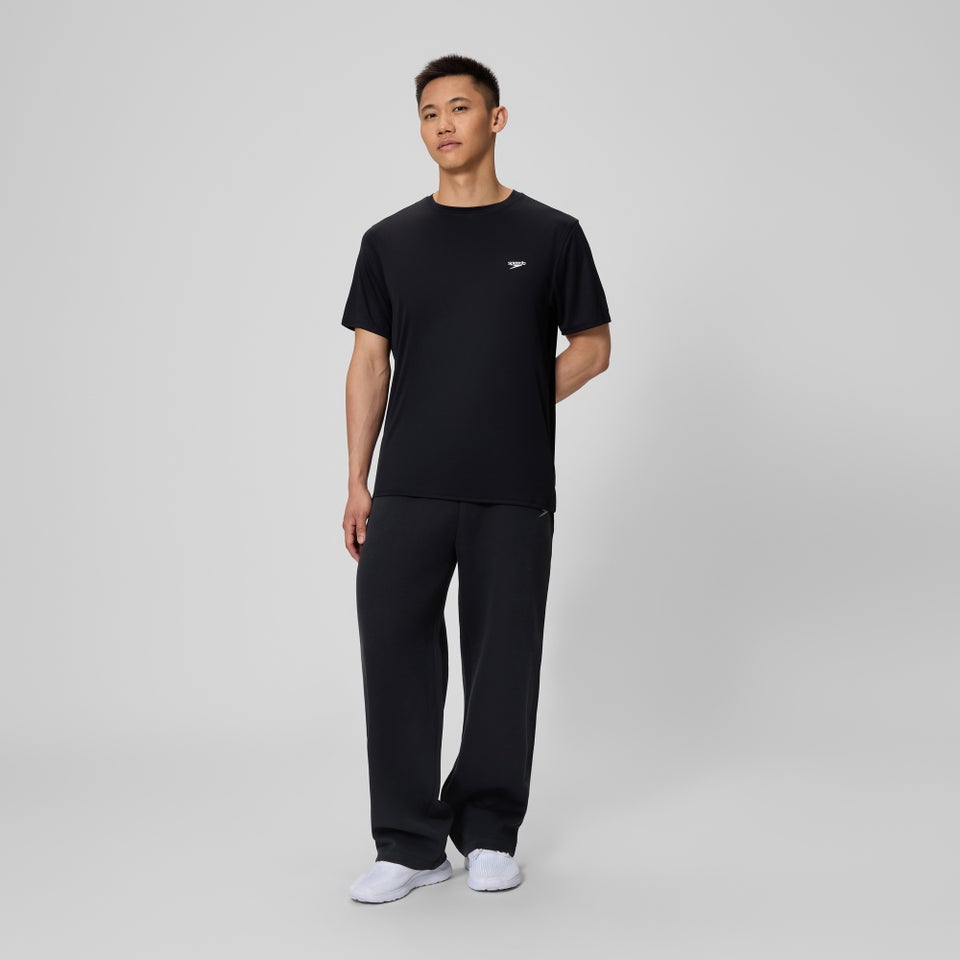Basic Short Sleeve Swim T-shirt Black