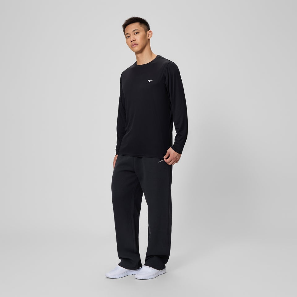 Basic Long Sleeve Swim T-shirt Black