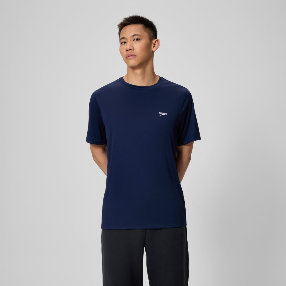 Basic Short Sleeve Swim T-shirt Navy