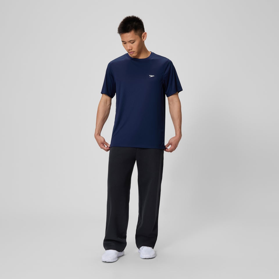 Basic Short Sleeve Swim T-shirt Navy