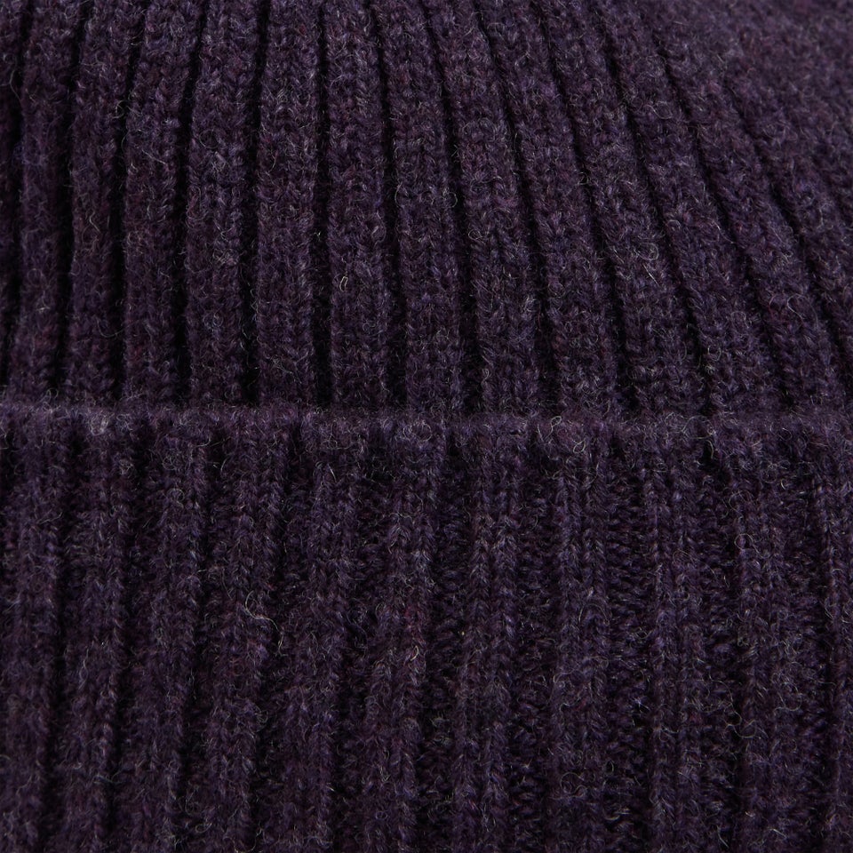 Unisex Beanie Mütze - Brombeere