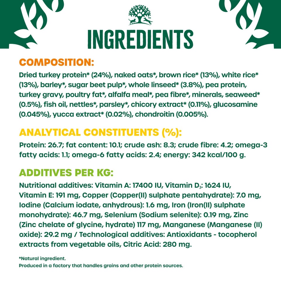 Adult Turkey & Rice Light Dry Dog Food