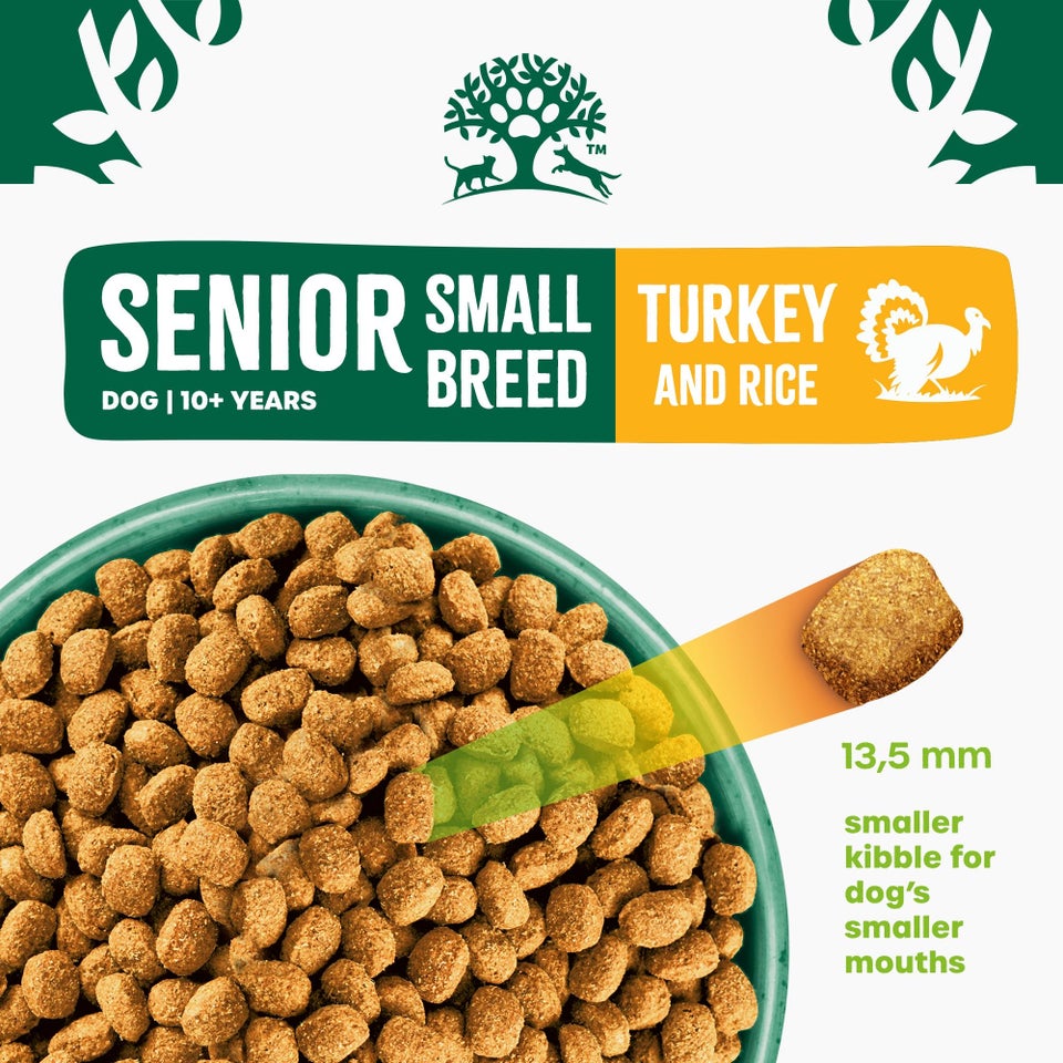 Senior Turkey & Rice Small Breed Dry Dog Food
