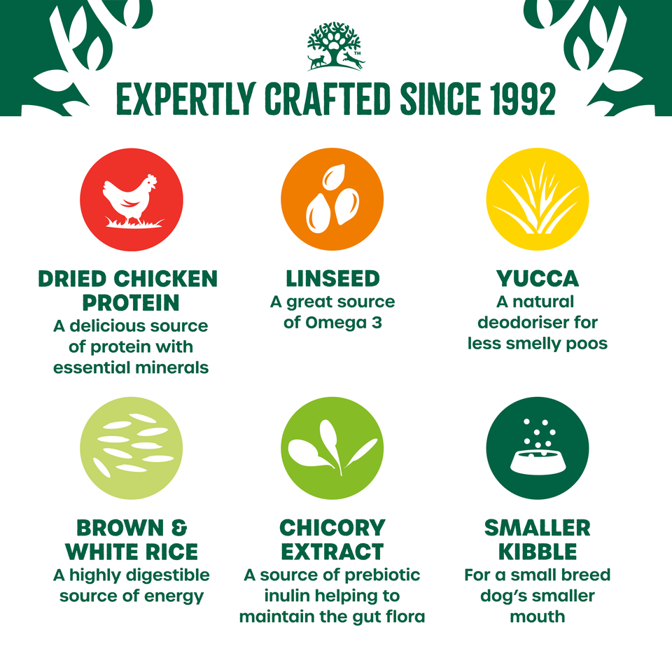 Adult Chicken & Rice Small Breed Dry Dog Food