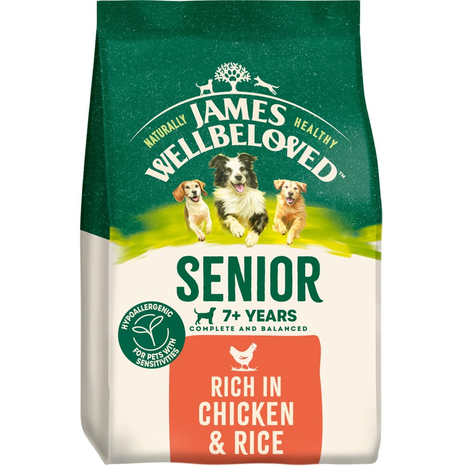 Senior Chicken & Rice Dry Dog Food