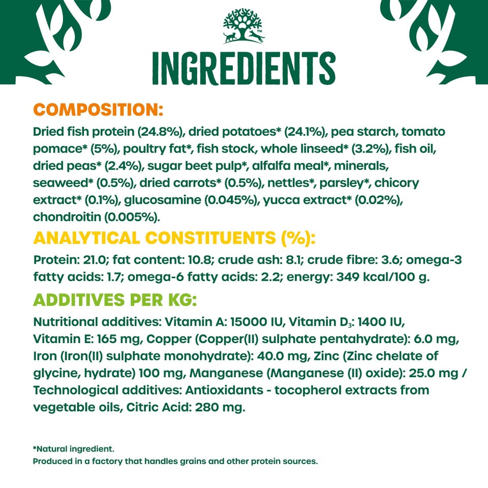 Adult Fish & Veg Grain Free Dry Dog Food