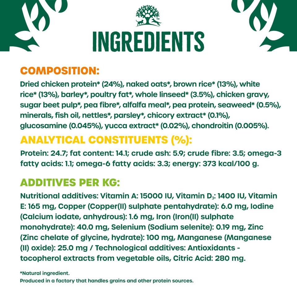 Adult Chicken & Rice Large Breed Dry Dog Food 15kg