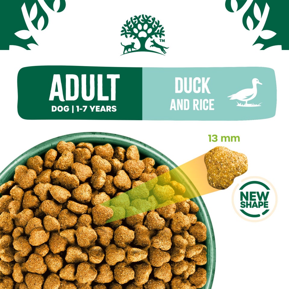 Adult Duck & Rice Dry Dog Food 12kg