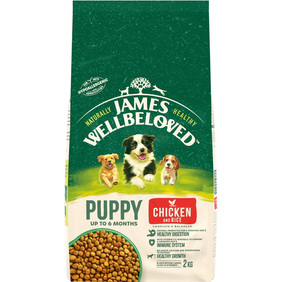 Puppy Chicken & Rice Dog Food 2kg
