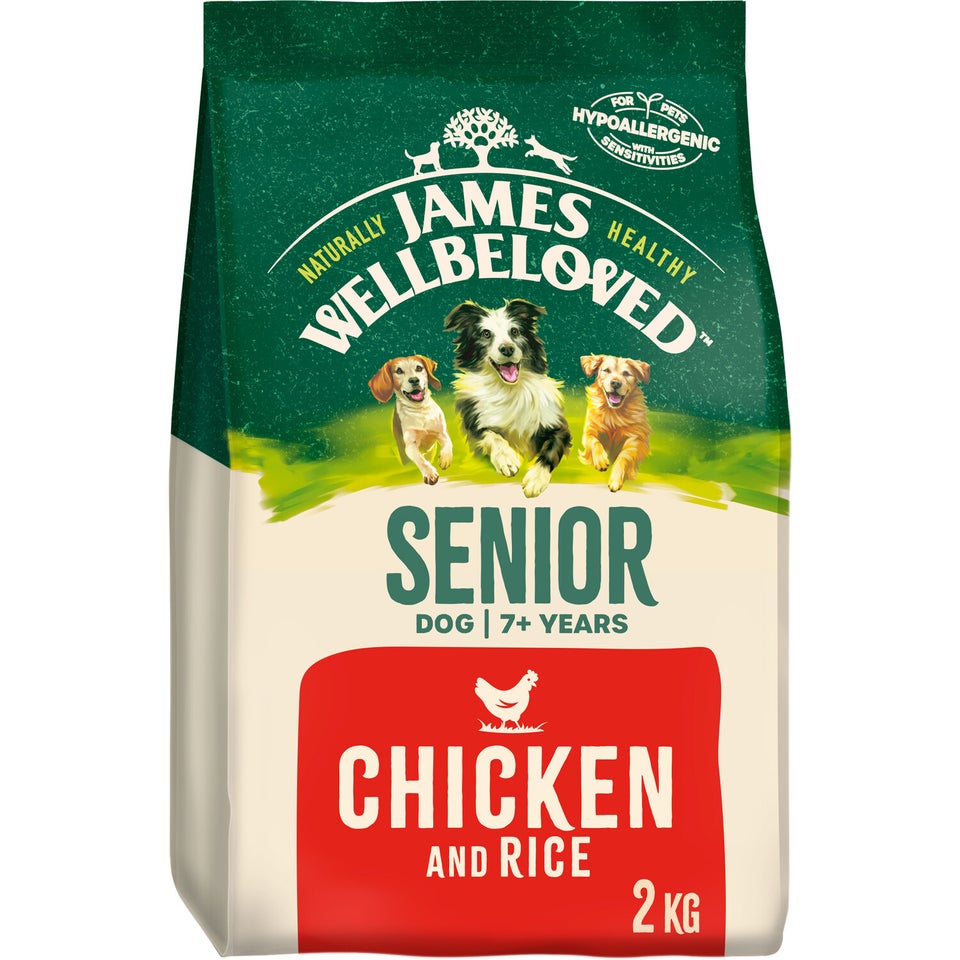 Senior Chicken & Rice Dry Dog Food 2kg
