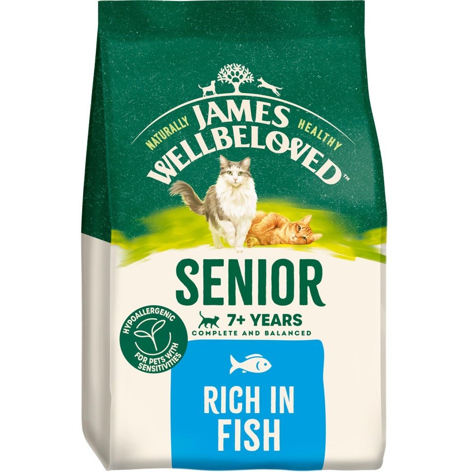 Senior Fish & Rice Dry Cat Food 4.5kg