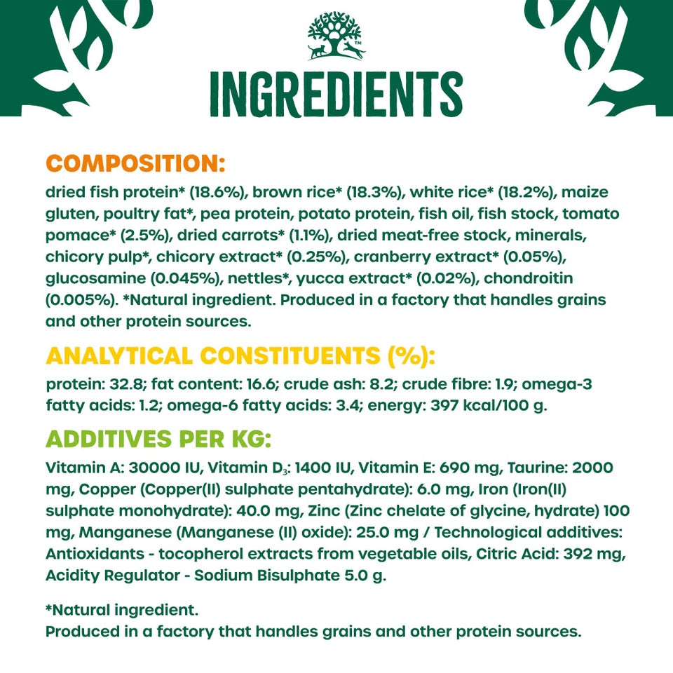 Senior Fish & Rice Dry Cat Food 4.5kg