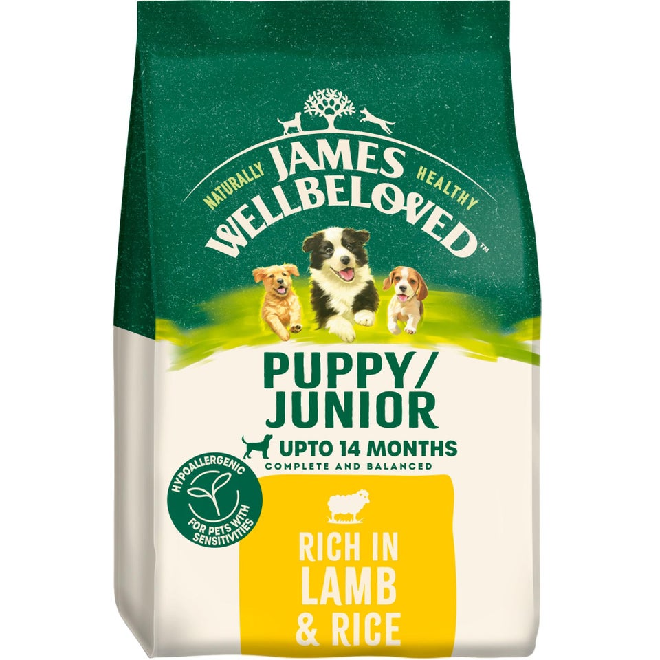 Puppy Lamb & Rice Dry Dog Food 15kg