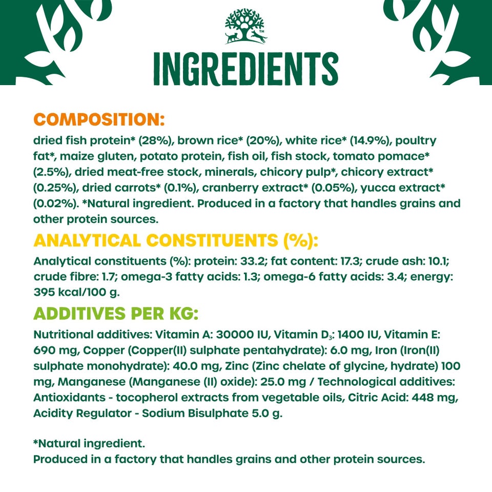 Adult Fish & Rice Dry Cat Food 4.5kg