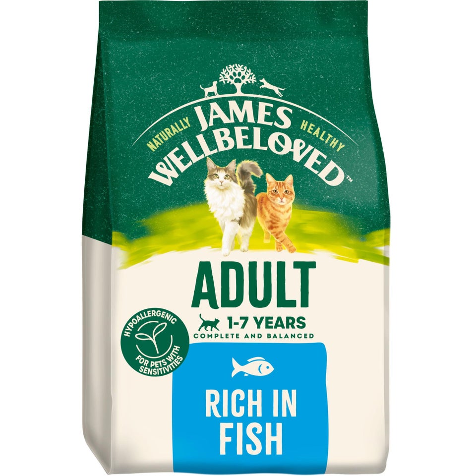 Adult Fish & Rice Dry Cat Food 4.5kg
