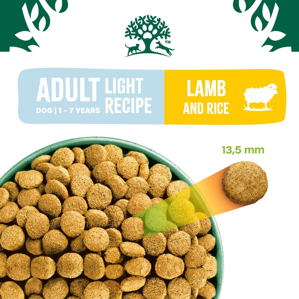 Adult Lamb & Rice Light Dry Dog Food 12kg
