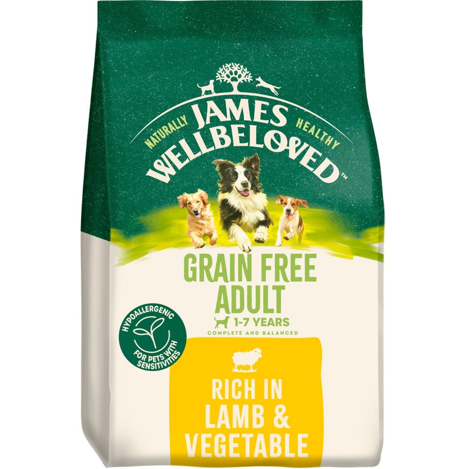 Adult Lamb & Veg Grain Free Dry Dog Food 10kg
