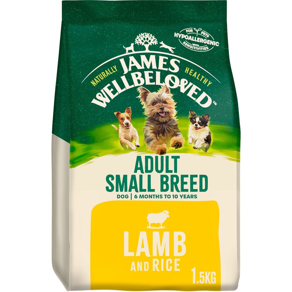 Adult Lamb & Rice Small Breed Dry Dog Food 1.5kg