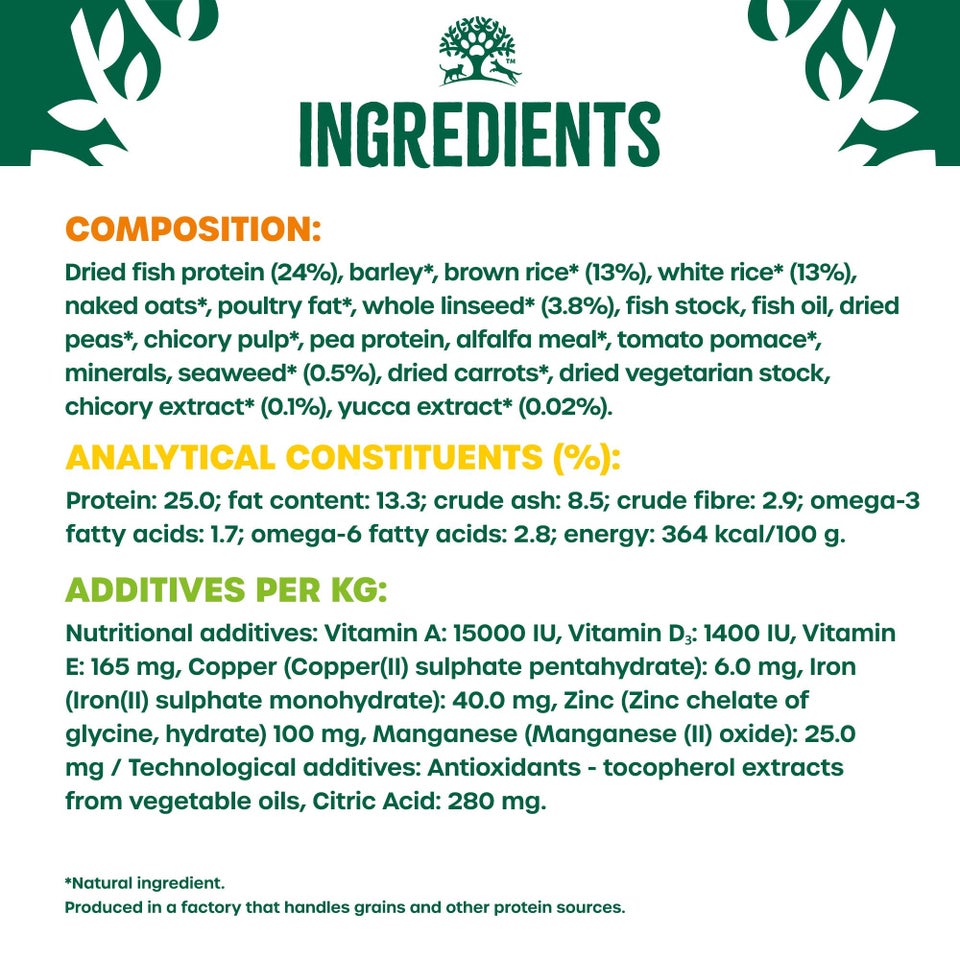 Adult Fish & Rice Small Breed Dry Dog Food 7.5kg