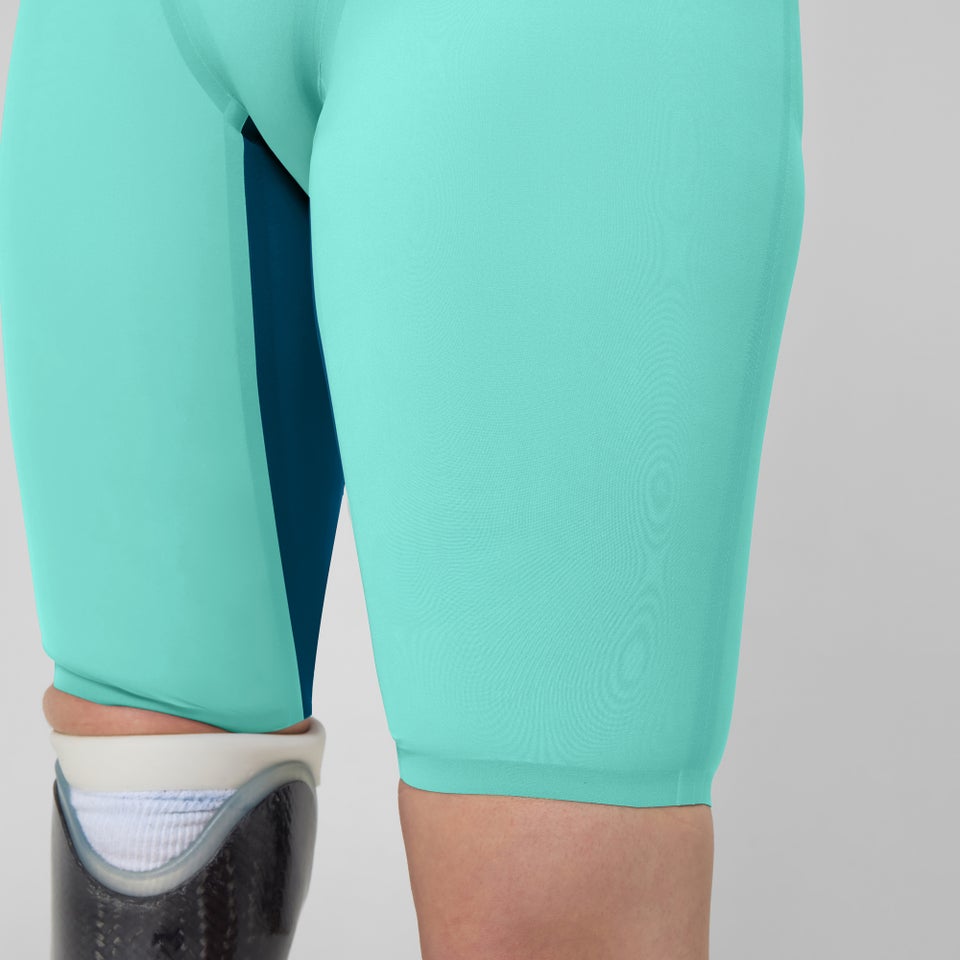 Genouillère à dos ouvert Fastskin LZR Pure Valor 2.0 pour femmes, verre arctique
