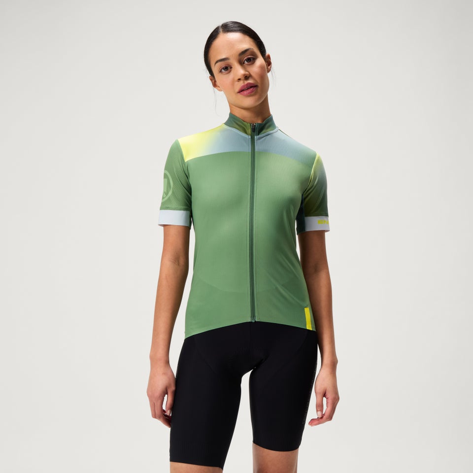 Women's FS260 Gradient S/S Jersey - Machair Green