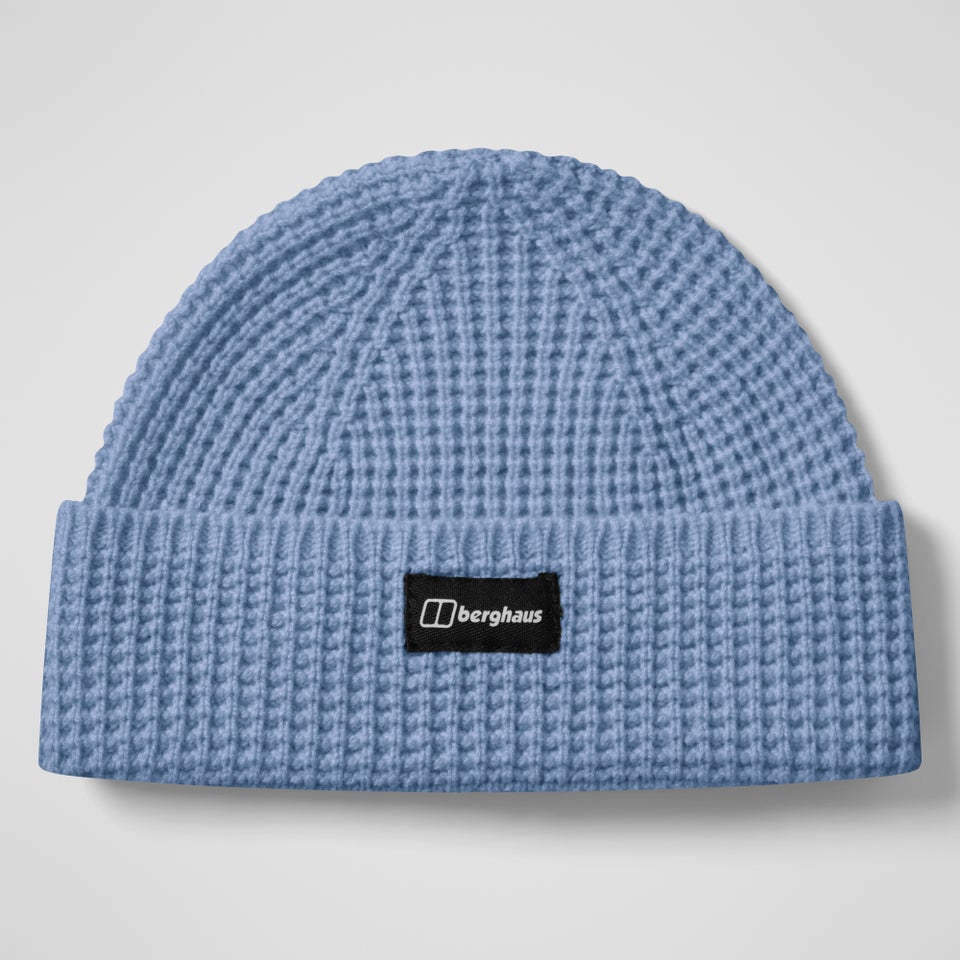 Rhynie Waffle Rib Beanie - Light Blue