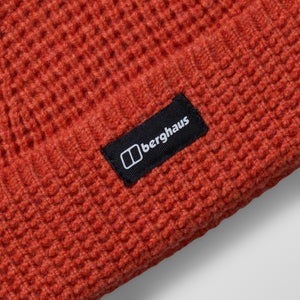 Rhynie Waffle Rib Beanie – Rot