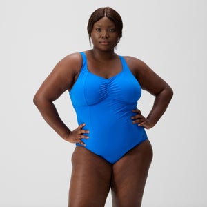 Maillot de bain Femme AquaNite galbant grande taille bleu