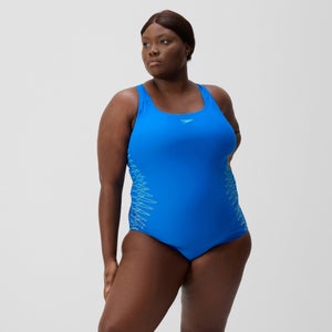 SPEEDO PLCMT MEDALIST 1PC +SIZE BLUE - 48