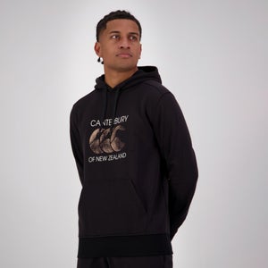 MENS RAKAIA HOODIE BLACK- XS