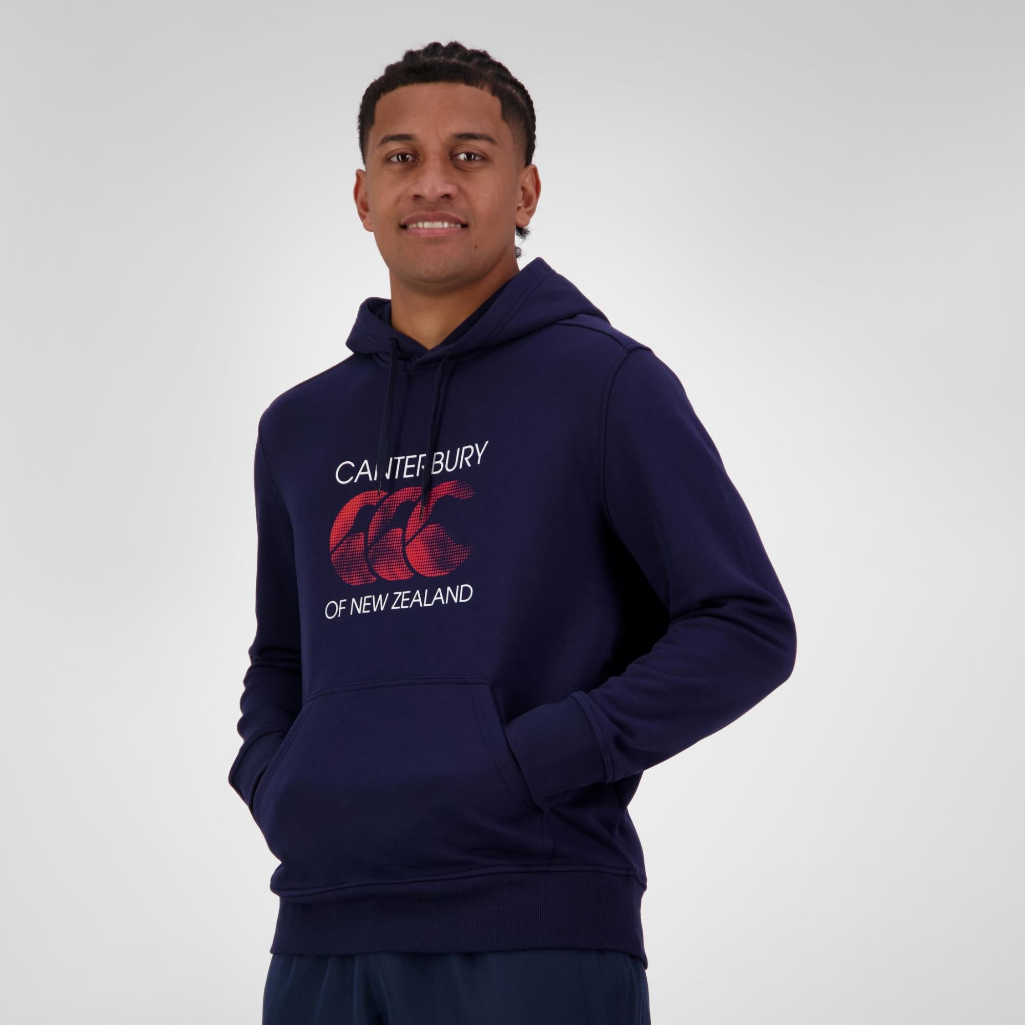 メンズ　アウター　CANTERBURY OF NEW ZEALAND MENS RAKAIA HOODIE NAVY | Canterbury Australia