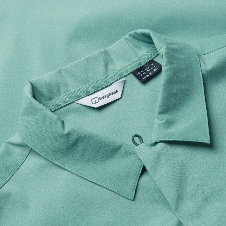 Explorer Langarm-Hemdjacke für Herren - Grün
