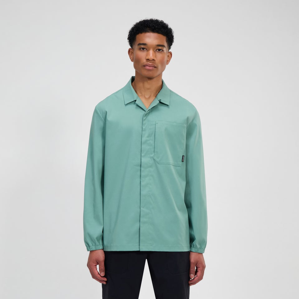 Explorer Langarm-Hemdjacke für Herren - Grün