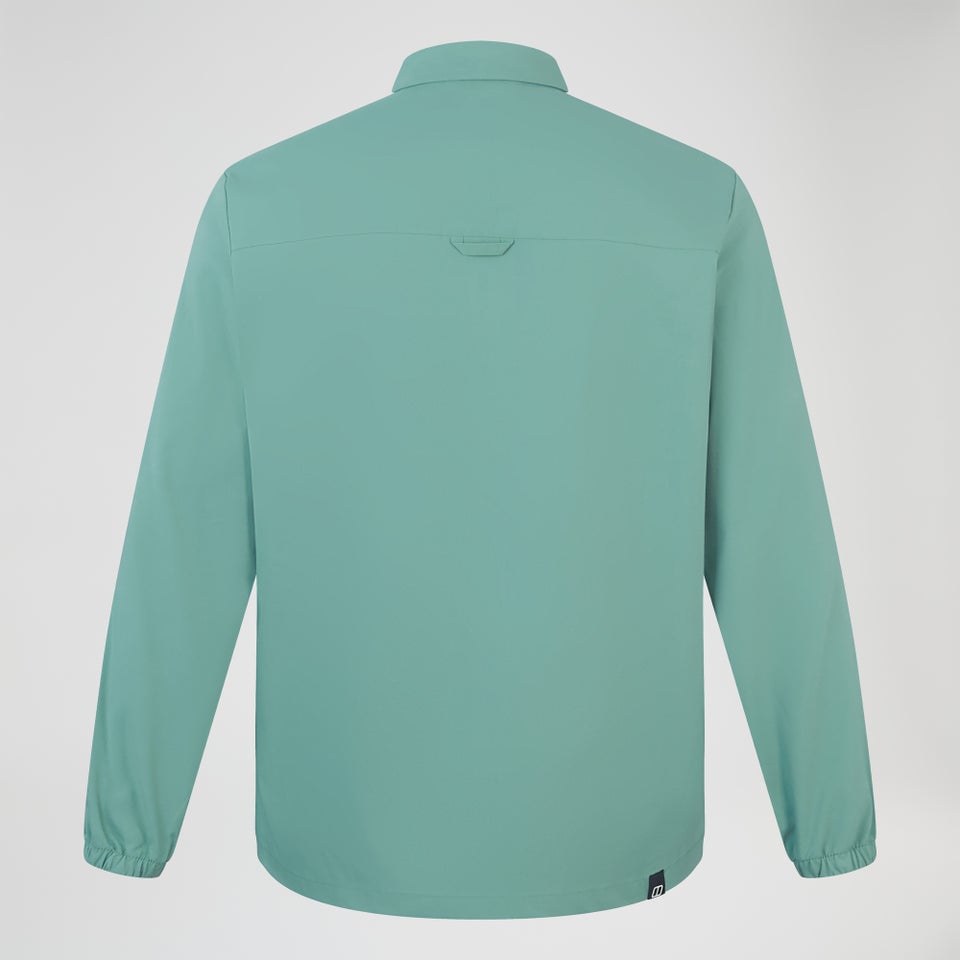 Explorer Langarm-Hemdjacke für Herren - Grün