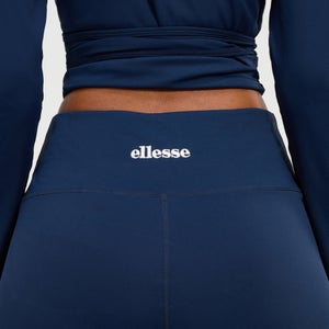 Ornelli Hose mit weitem Bein für Damen Marineblau