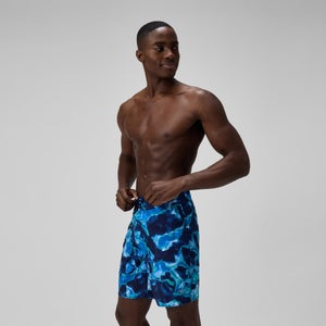 Men's Lookout Printed 18" Boardshorts Blue
