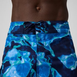 Men's Lookout Printed 18" Boardshorts Blue