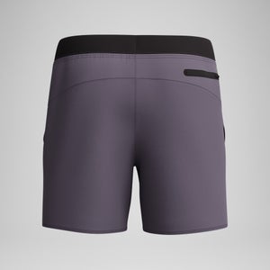 Maillot de bain gris uni de 16 po Lookout pour hommes