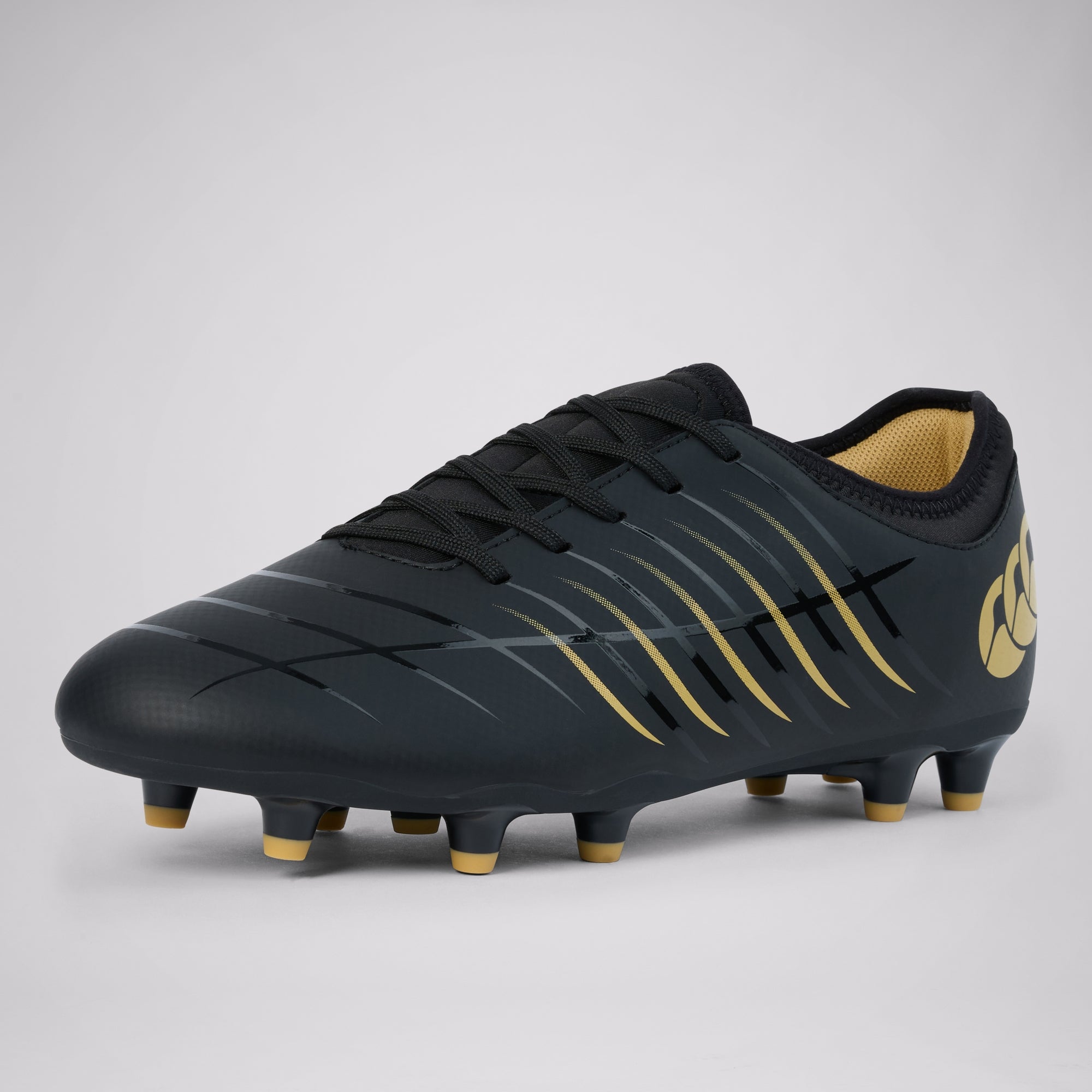 Adult Unisex CCC Phoenix 2.0 Team Firm Ground Boot Black | Canterbury