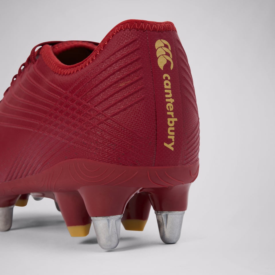 Adult Unisex Stampede Ground Break Pro Soft Ground Boots Red