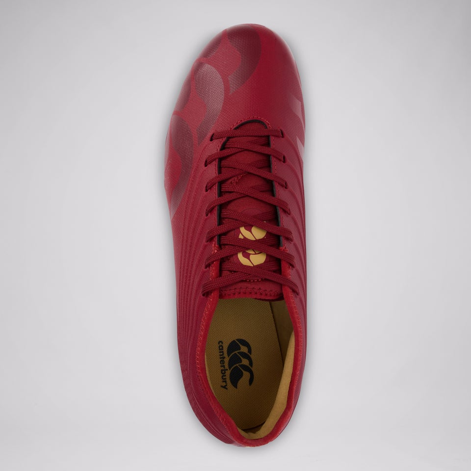 Adult Unisex Stampede Ground Break Pro Soft Ground Boots Red