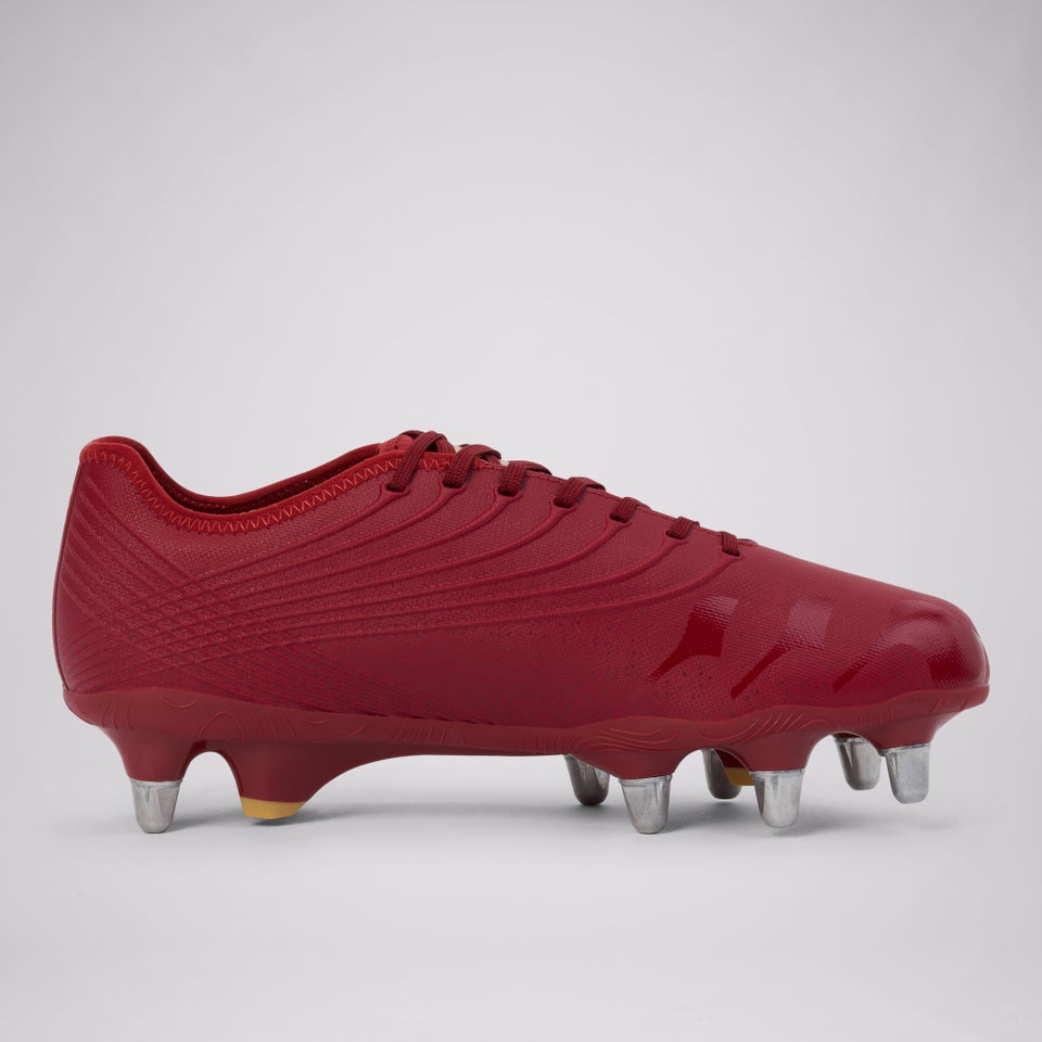 Adult Unisex Stampede Ground Break Pro Soft Ground Boots Red