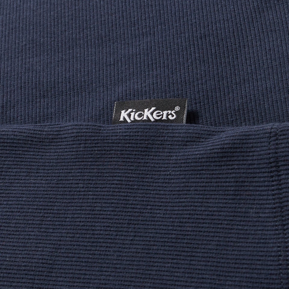 Adult Womens Kickers Classic Ribbed Vest Navy